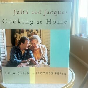 Julia and Jacques Cooking at Home. By Julia Child and Jacques Pepin vintage 1993